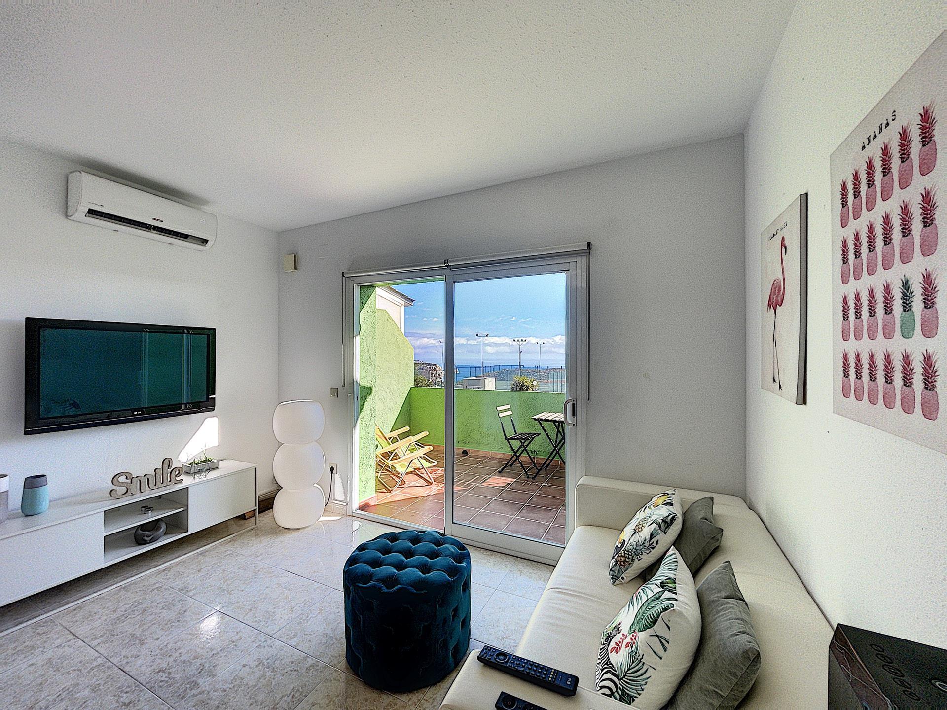 Apartamento con vistas al mar y solárium