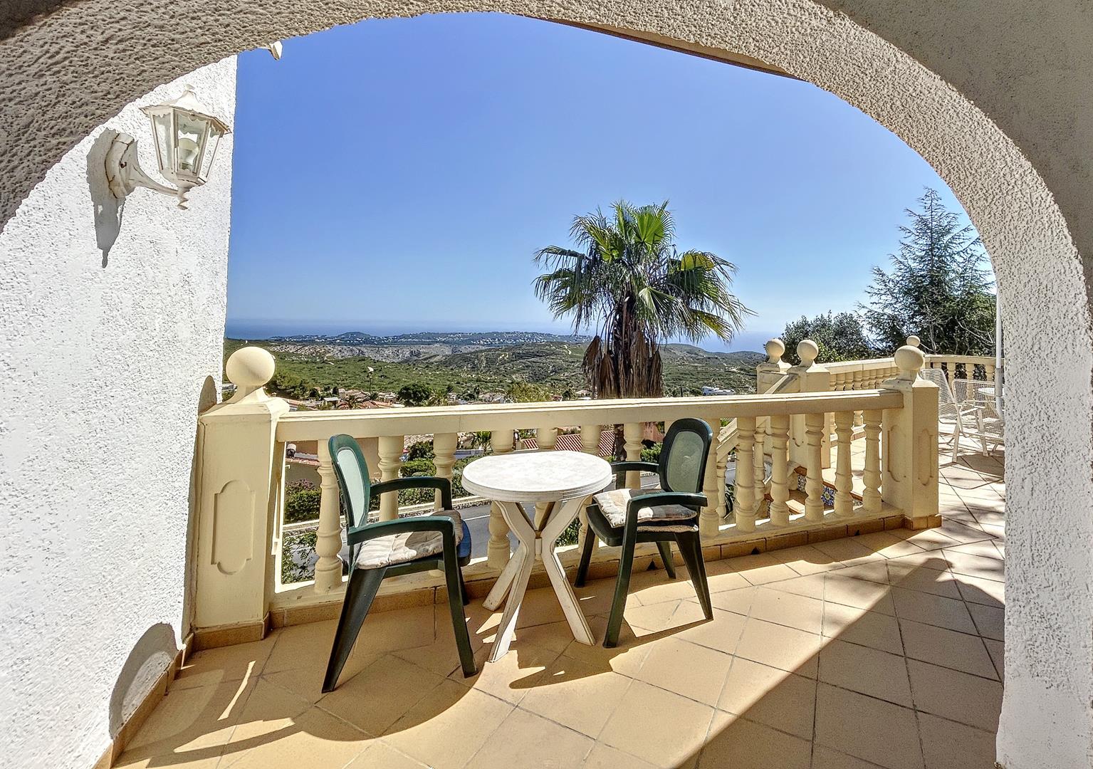 Villa with panoramic views