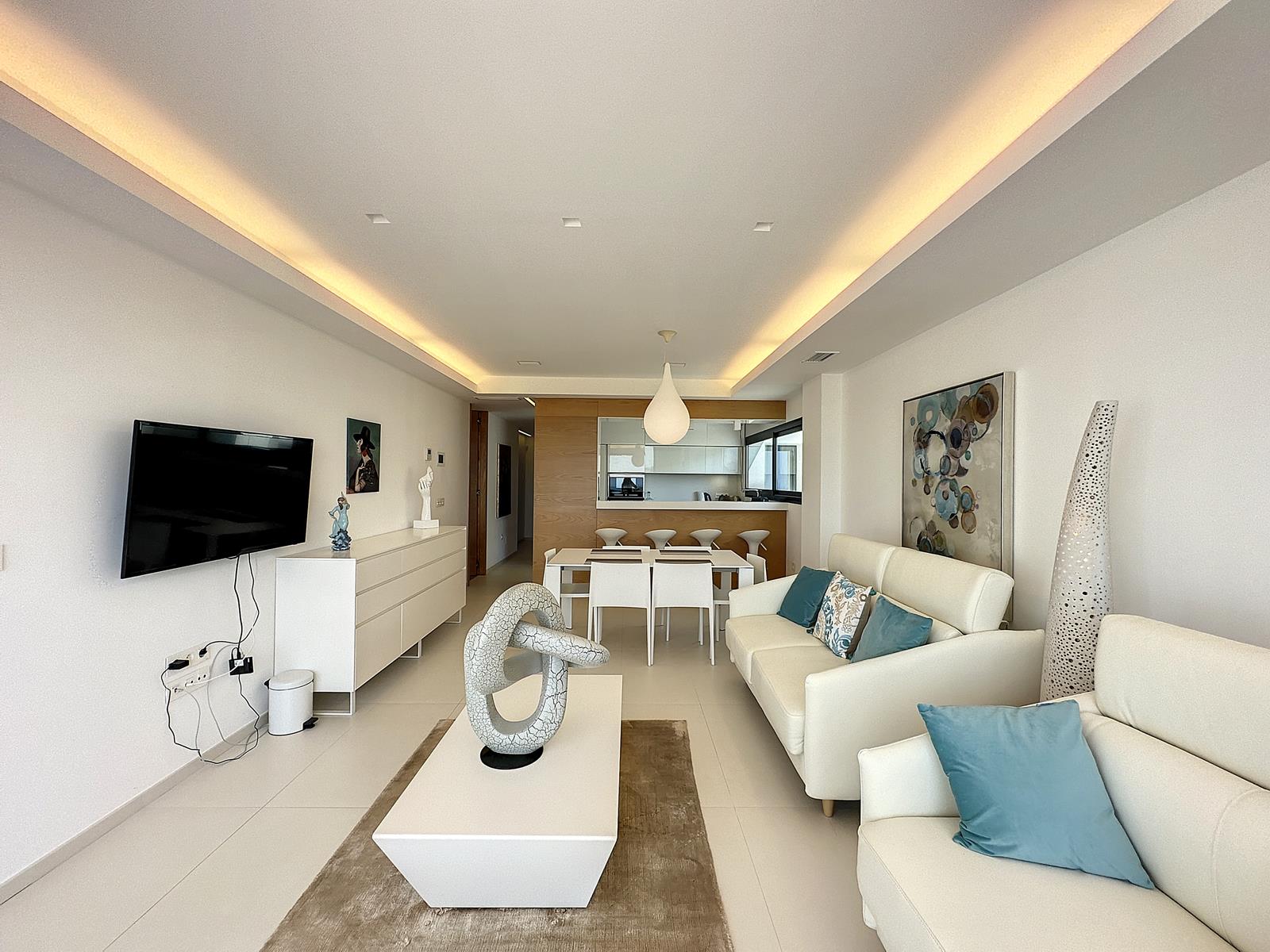 Luxury apartment in modern style with sea views